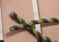 cuerda polivinílica redonda larga del cordón de los 36cm con la terminación brillante/mate de las extremidades del silicón