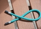 cuerda polivinílica redonda larga del cordón de los 36cm con la terminación brillante/mate de las extremidades del silicón