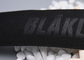 Ropa Logo Polyester Webbing Straps Embossed de encargo 35m m negros