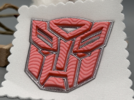 Parches de tela en relieve personalizados con diseño de forma personalizada uniforme
