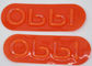 Las lengüetas del puño del aumento 3d del moldeo a presión TPU, cosen en los remiendos del logotipo