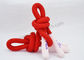 Cordón elástico del algodón del cordón del lazo del extremo L125cm del silicón para los bolsos de lazo