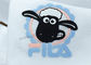 La 2.a ropa grabada en relieve de la transferencia de calor de las ovejas etiqueta la aprobación del SGS