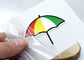 Las etiquetas de la ropa de la transferencia de calor de Mini Umbrella OEKO para los niños empaquetan los juguetes