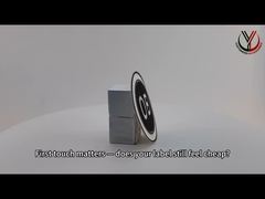 Hierro redondo blando en el parche de Tatami Parche de ropa personalizado con pegamento de fusión en caliente