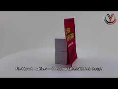 Parches serigrafiados SGS ODM en cinta 100% algodón Oeko Tex Standard 100