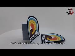 Parche termoadhesivo uniforme, aplique, parches bordados hechos a medida, ODM