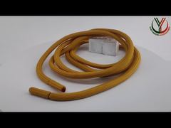 Presentamos cordones largos de 31 cm de poliéster con extremos de punto personalizados para ti