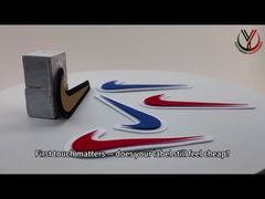 Vea Por Qué Elegir Etiqueta de Impresión por Transferencia de Calor de Silicona de Dos Colores Personalizada Para Ropa