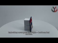 Una mirada más cercana: parche bordado de hilo renovable personalizado 3D para prendas