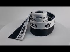 Ver demostración impresa suave de la banda elástica del resbalón del telar jacquar de la ropa interior de OEKO el 100M