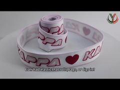 Una mirada más cercana: Prendas de vestir Pantalones Banda elástica de 30 mm con logotipo de TPU brillante impreso