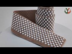 Te presentamos la banda elástica antideslizante con puntos de silicona SGS en relieve 3D para ropa