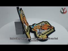 Vea por qué elija el remiendo Eco del bordado de la toalla amistoso para el buen lavable de la ropa