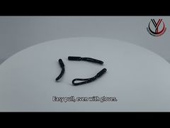 Una Mirada Más Cercana: Tirador de Cremallera de Plástico TPU con Logotipo en Relieve 3D OEKO Tirador de Cremallera de Goma