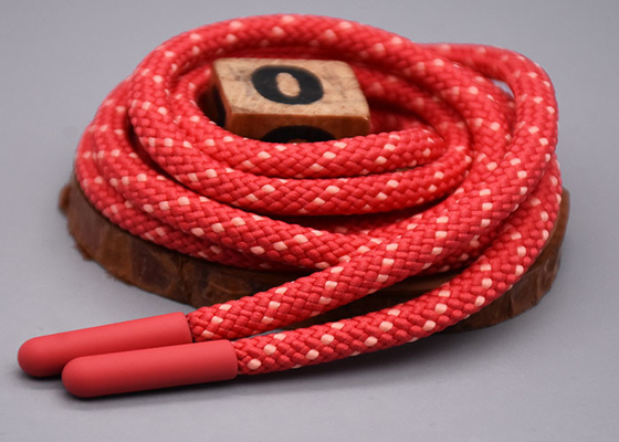 cordón modificado para requisitos particulares 5.0m m del lazo del poliéster para las chaquetas de las camisetas de los pantalones