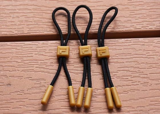 tirador de 3D Logo Customised Garment Plastic Zip con la identidad de marca