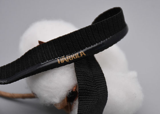 El poliéster modificó a la banda elástica del resbalón para requisitos particulares del 1.5cm no con el logotipo impreso del silicón