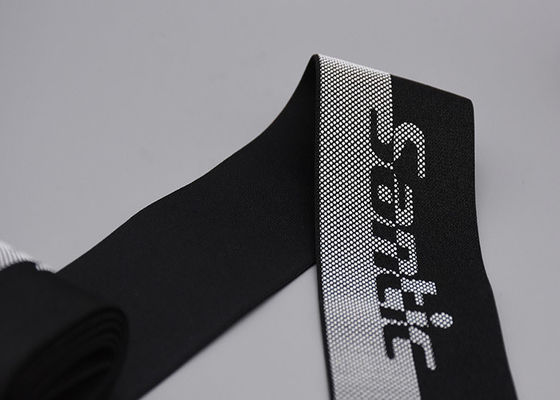 Silicón blanco Dots Non Slip Elastic Band para la aduana de la ropa impreso