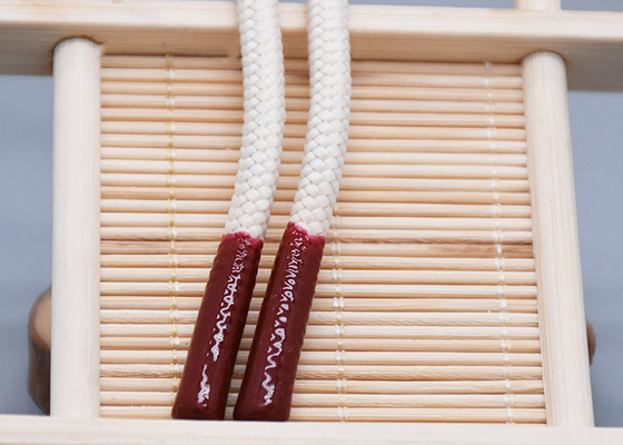 Cordón de lazo elástico redondo de 4 mm para material de algodón de pantalones de chándal