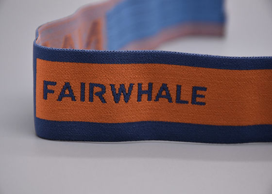 El doble reciclado 35m m de encargo de la banda elástica del telar jacquar echó a un lado para la ropa