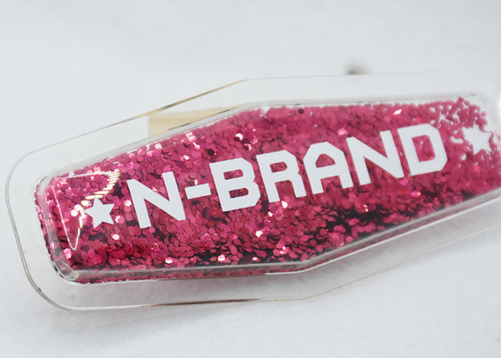 Hierro del PVC 0.8m m TPU Bling en la fijación con abrazadera echada a un lado doble de los remiendos