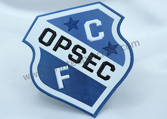 El vinilo de la transferencia de calor de 3 Colorway remienda las insignias suaves 3D de la prensa del calor de TPU aumentadas