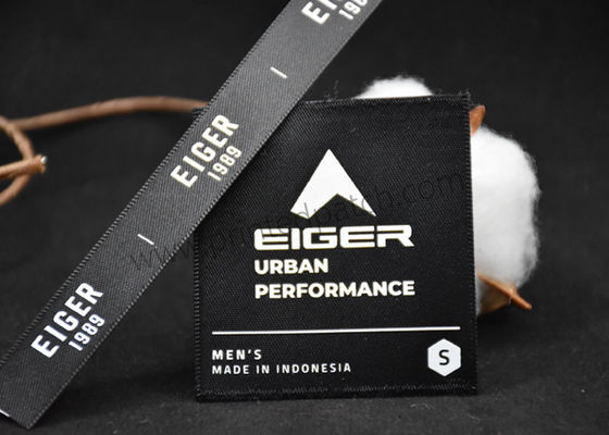 Las etiquetas del silicón del Workwear 0.3m m defienden remiendos impresos en la cinta de la cinta