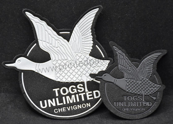 Debossed 300psi 3M Reflective Labels Iron en los remiendos para los vaqueros